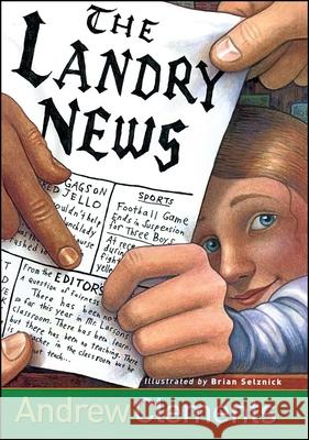 Landry News Andrew Clements Salvatore Murdocca 9780689818172 Simon & Schuster Children's Publishing - książka