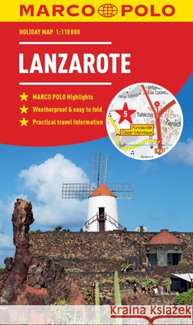 Lanzarote Marco Polo Holiday Map Marco Polo Travel Publishing 9783829770354 MAIRDUMONT GmbH & Co. KG - książka