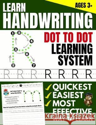 Learn Handwriting: Dot to Dot Practice Print book (Trace Letters Of The Alphabet and Sight Words) Brighter Child Company 9781913357078 Devela Publishing - książka