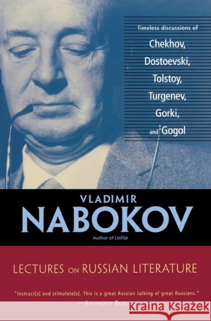 Lectures on Russian Literature Vladimir Nabokov Fredson Bowers Simon Karlinsky 9780156027762 Harvest/HBJ Book - książka