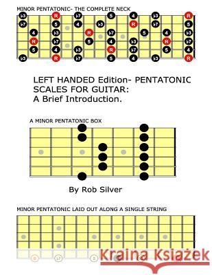 LEFT HANDED Edition- Pentatonic Scales for Guitar: A Brief Introduction Silver, Rob 9781546327141 Createspace Independent Publishing Platform - książka
