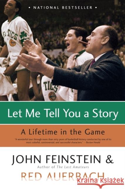 Let Me Tell You a Story: A Lifetime in the Game John Feinstein Red Auerbach 9780316010726 Back Bay Books - książka