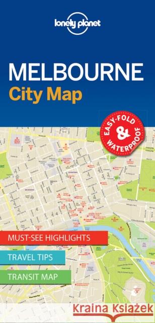 Lonely Planet Melbourne City Map Lonely Planet 9781786575029 Lonely Planet - książka