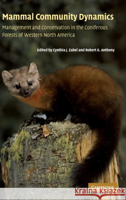 Mammal Community Dynamics: Management and Conservation in the Coniferous Forests of Western North America Zabel, Cynthia J. 9780521810432 Cambridge University Press - książka