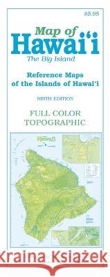 Map of Hawai'i: The Big Island Bier, James A. 9780824877835 University of Hawaii Press - książka