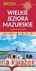 Mapa turys. - Wielkie Jeziora Mazurskie 1:50 000 praca zbiorowa 9788381843782 Compass - książka