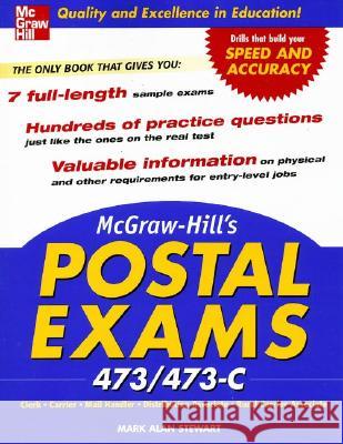 McGraw-Hill's Postal Exams 473/473C Mark Alan Stewart 9780071475099 McGraw-Hill Companies - książka