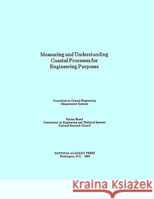 Measuring and Understanding Coastal Processes National Research Council 9780309041294 National Academy Press - książka