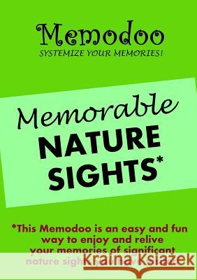 Memodoo Memorable Nature Sights Memodoo   9781939235190 Confetti Publishing - książka