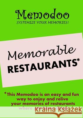Memodoo Memorable Restaurants Memodoo   9781939235244 Confetti Publishing - książka