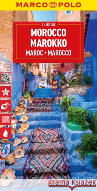 Morocco Marco Polo Map Marco Polo 9783575017802 MAIRDUMONT GmbH & Co. KG - książka