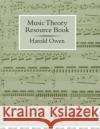 Music Theory Resource Book Harold Owen 9780195115390 Oxford University Press