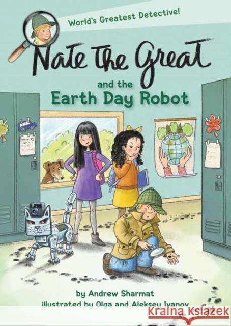Nate the Great and the Earth Day Robot Andrew Sharmat Olga Ivanov Aleksey Ivanov 9780593180860 Yearling Books - książka