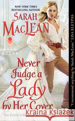 Never Judge a Lady by Her Cover Sarah MacLean 9780062068514 Avon Books - książka