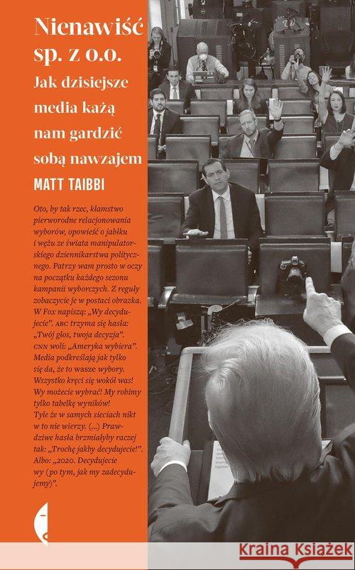 Nienawiść sp. z o.o. Taibbi Matt 9788381910859 Czarne - książka