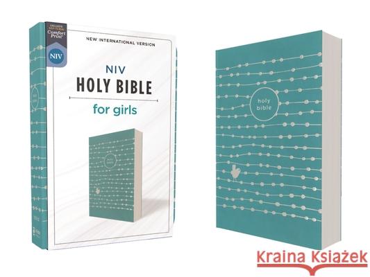 Niv, Holy Bible for Girls, Soft Touch Edition, Leathersoft, Teal, Comfort Print Zondervan 9780310454984 Zonderkidz - książka