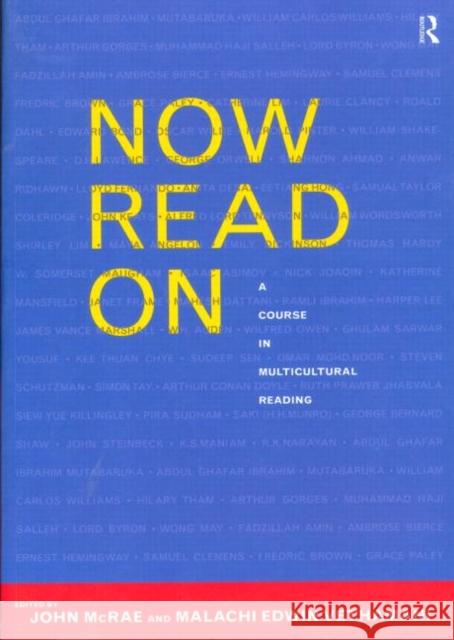 Now Read On: A Course in Multicultural Reading Vethamani, Malachi Edwin 9780415182171 Taylor & Francis Ltd - książka