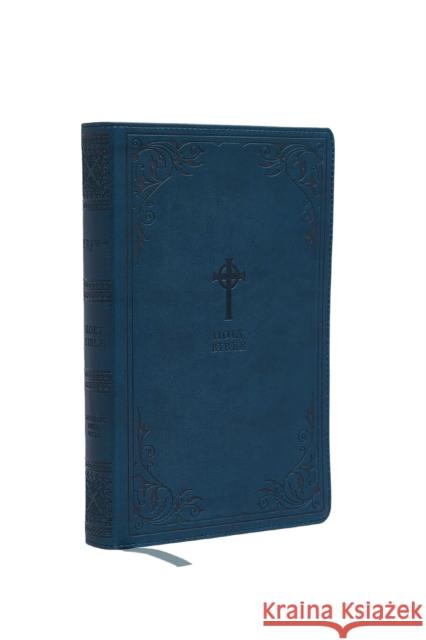 Nrsv, Catholic Bible, Gift Edition, Leathersoft, Teal, Comfort Print: Holy Bible  9780785230410 Catholic Bible Press - książka