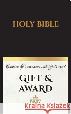 NRSV Updated Edition Gift & Award Bible (Imitation Leather, Black) National Council of Churches 9781496472069 Hendrickson Publishers - książka