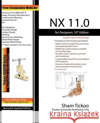 NX 11.0 for Designers Technologies, Cadcim 9781942689782 Cadcim Technologies - książka