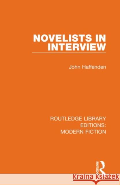 Novelists in Interview