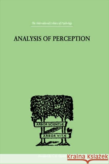 Analysis Of Perception