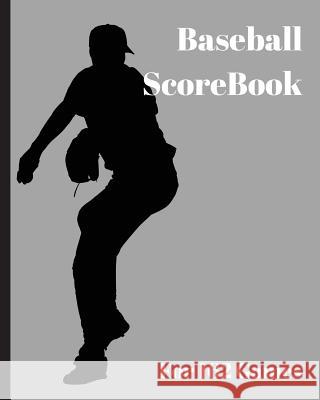 Baseball ScoreBook: 162 games, 8in x 10in, Included most popular stats, Special have matchup Jiugingge