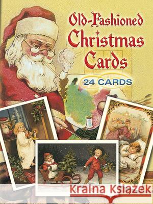 Old-Fashioned Christmas Cards: 24 Cards Oldham, Gabriella 9780486260570 Dover Publications - książka