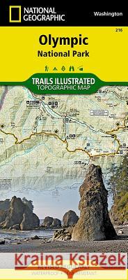 Olympic National Park Map National Geographic Maps 9781566954020 Rand McNally & Company - książka