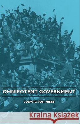 Omnipotent Government Ludwig Vo 9781443726467  - książka