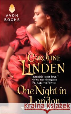 One Night in London: The Truth about the Duke Caroline Linden 9780062025326 Avon Books - książka