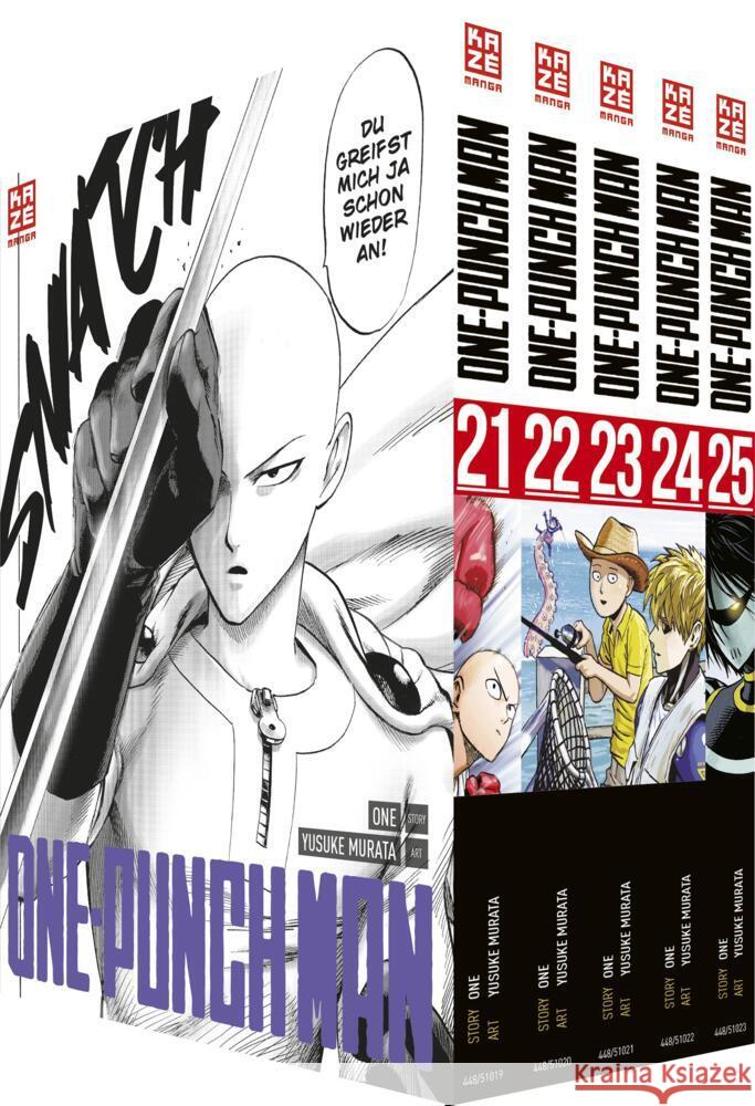 ONE-PUNCH MAN - Band 21-25, 5 Teile Murata, Yusuke 9782889516285 Kazé Manga - książka