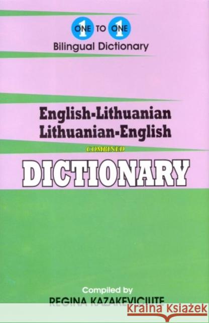 One-to-one dictionary: English-Lithuanian & Lithuanian-English dictionary  9781908357519 IBS Books - książka