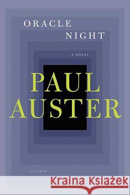 Oracle Night Paul Auster 9780312428952 Picador USA - książka