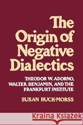 Origin of Negative Dialectics Susan Buck-Morss 9780029051504 Free Press - książka