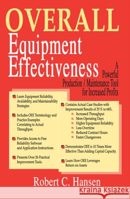 Overall Equipment Effectiveness Robert C. Hansen 9780831131388 Industrial Press - książka