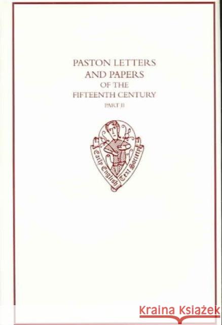 Paston Letters and Papers of the Fifteenth Century: Part II Norman Davis 9780197224229 Oxford University Press - książka