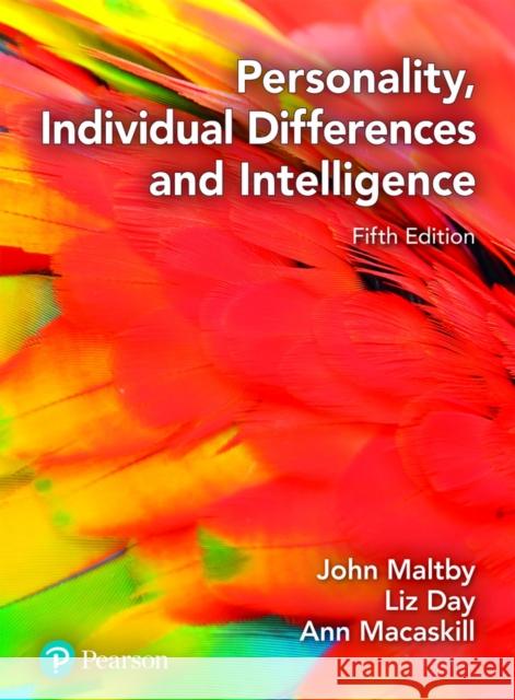 Personality, Individual Differences and Intelligence Ann Macaskill 9781292317960 Pearson Education Limited - książka