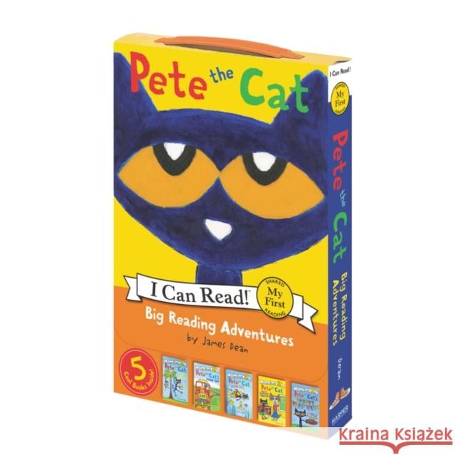 Pete the Cat: Big Reading Adventures: 5 Far-Out Books in 1 Box! James Dean James Dean 9780062872593 HarperCollins - książka