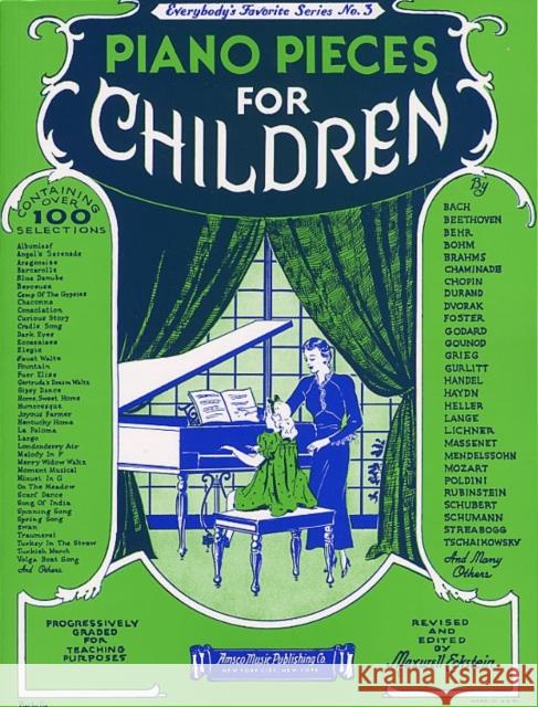 Piano Pieces For Children (EFS 3) Hal Leonard Publishing Corporation 9780825620034 AMSCO Music - książka