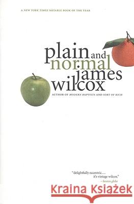 Plain and Normal James Wilcox 9780316941358 Back Bay Books - książka