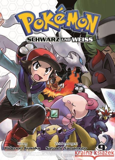 Pokémon Schwarz und Weiss. Bd.9 Kusaka, Hidenori; Yamamoto, Satoshi 9783957985248 Panini Manga und Comic - książka