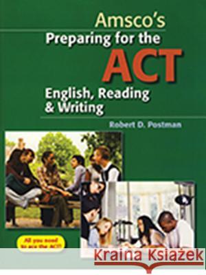 Preparing for the ACT English, Reading & Writing  9781567652093 Amsco Music - książka