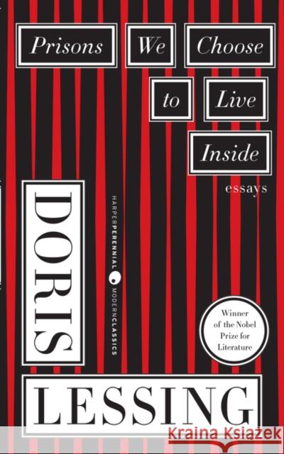 Prisons We Choose to Live Inside Doris May Lessing 9780060390778 Harper Perennial - książka