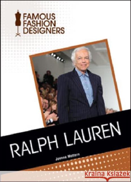 Ralph Lauren Joanne Mattern 9781604139785 Chelsea House Publications - książka