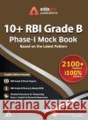 RBI Grade 'B' Phase I Mock Papers Practice Book Adda247 9789388964791 Metis Eduventures Pvt Ltd