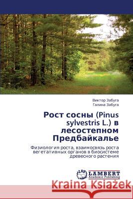 Rost Sosny (Pinus Sylvestris L.) V Lesostepnom Predbaykal'e Zabuga Viktor 9783848483921 LAP Lambert Academic Publishing - książka