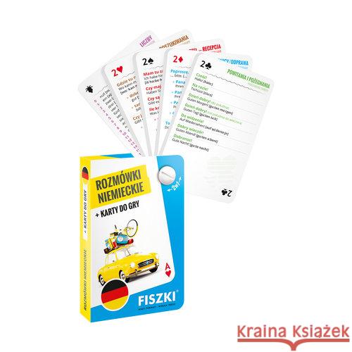 Rozmówki niemieckie i karty do gry 2w1 Perczyńska Kinga 9788378432517 Cztery Głowy - książka