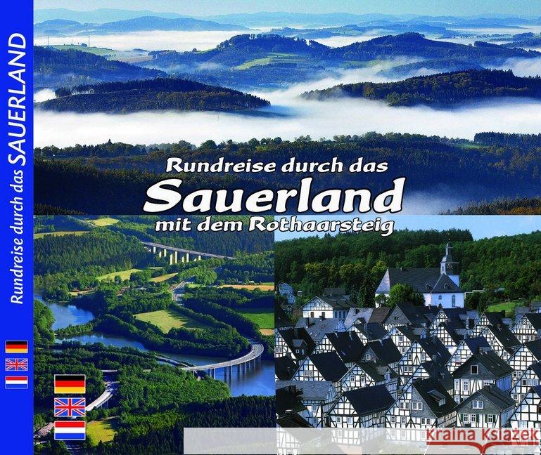 Rundreise durch das Sauerland mit dem Rothaarsteig : Dtsch.-Engl.-Niederländ. Fischer, Ferdinand   9783921268889 Ziethen-Panorama Verlag - książka