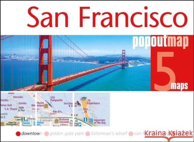 San Francisco PopOut Map  9781914515705 Heartwood Publishing - książka